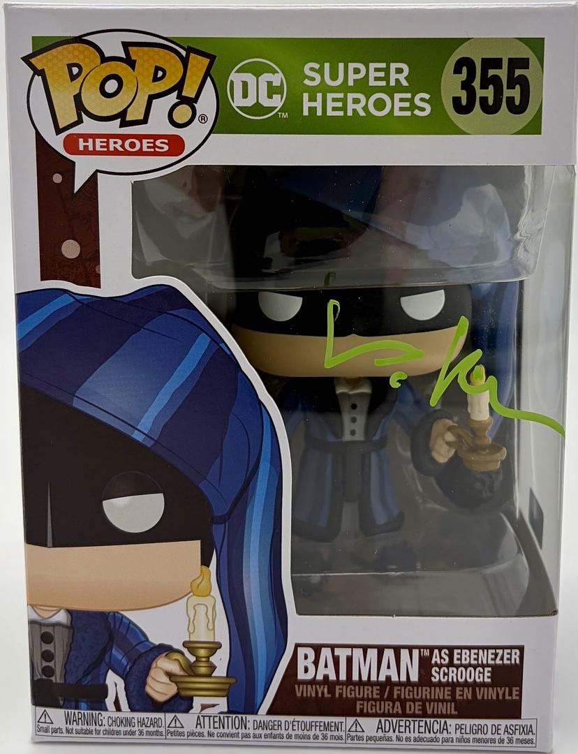 Val Kilmer Signed Funko Pop #355 (Batman as Ebenezer Scrooge) *RARE*-Celebrity Authentics COA
